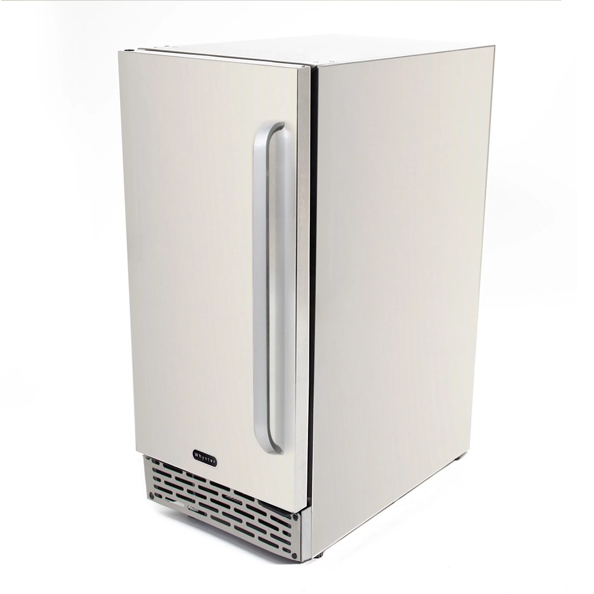 Whynter 62 Can 1 Shelf Lockable Beverage Refrigerator, Stainless Steel