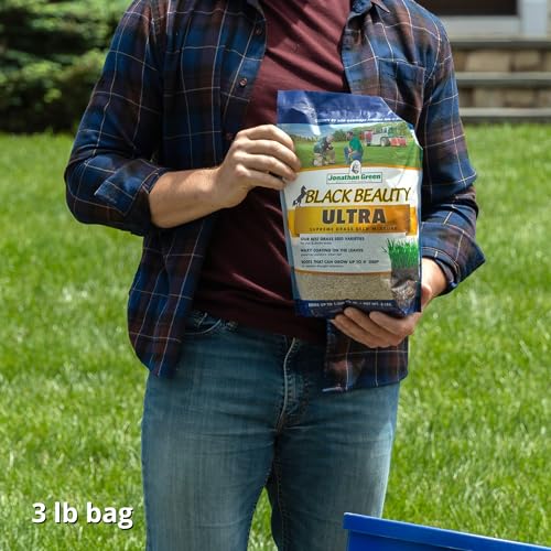 Jonathan Green (10323) Black Beauty Ultra Grass Seed - Cool Season Lawn Seed (25 lb)