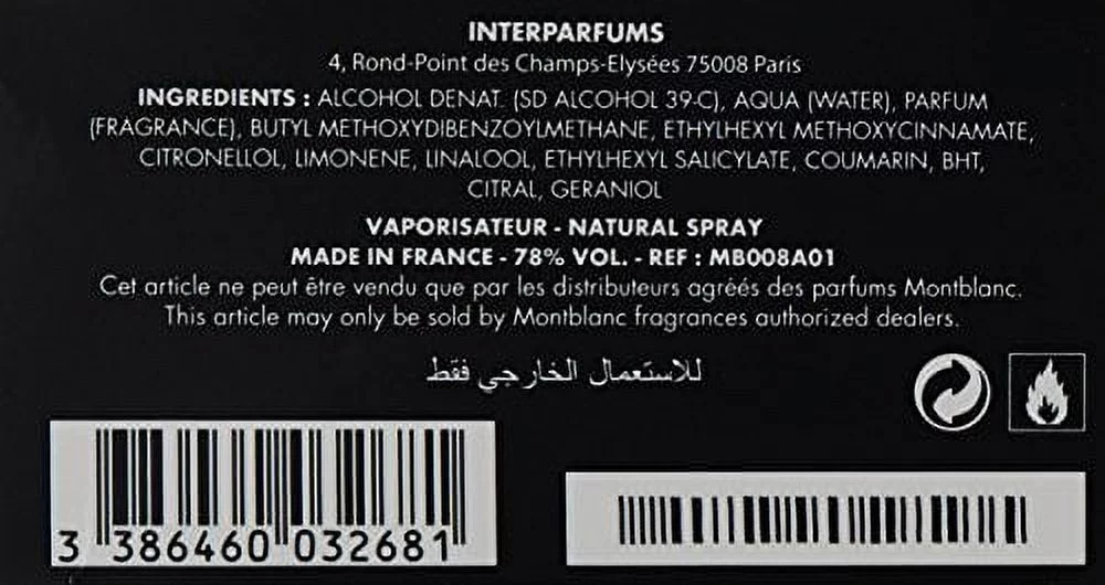 MONTBLANC Legend Eau de Toilette 3.3 fl.oz.