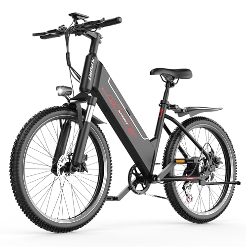 Electric Bike for Adults, 1500W Motor Peak Ebike, 480Wh Removable Battery E Bike, Max 65Miles 28MPH, 26