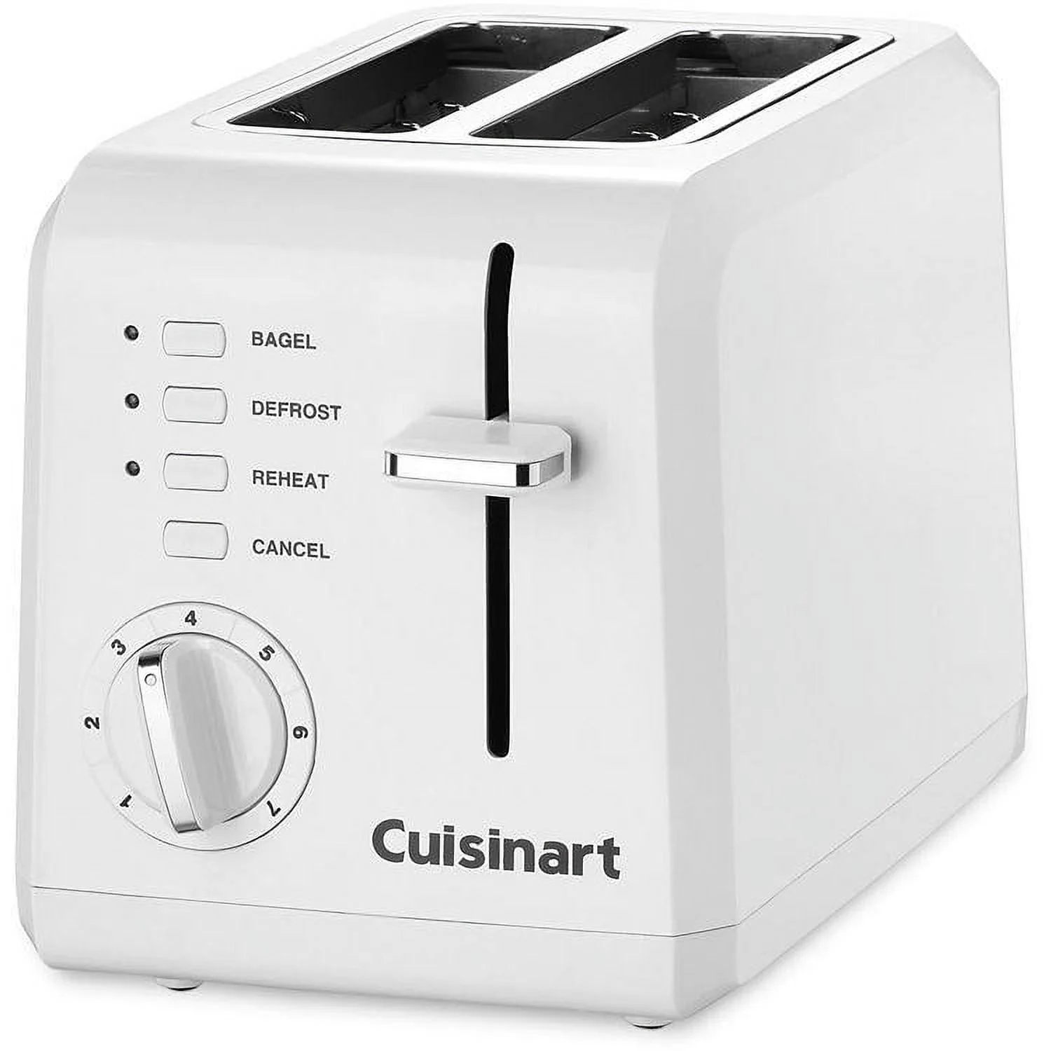 Cuisinart 2-Slice Compact Plastic Toaster in White