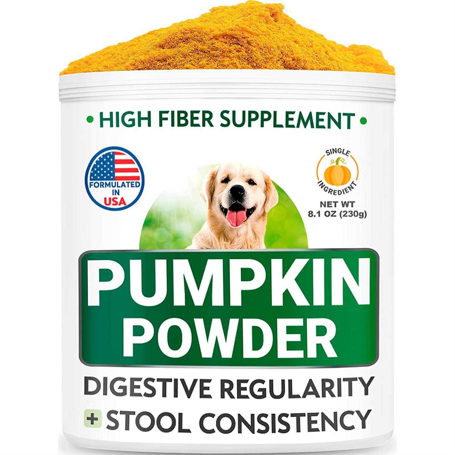 Bark&Spark Pumpkin for Dogs 8.1oz Powdered Fiber Supplement and Stool Softener - Pet Supplies online store
