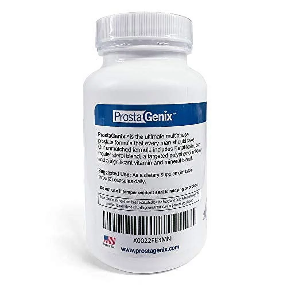 ProstaGenix Multiphase Prostate Supplement-Featured on Larry King Investigative TV Show - Over 1 Million Sold -End Nighttime Bathroom Trips, Urgency, & More. 90 Capsules
