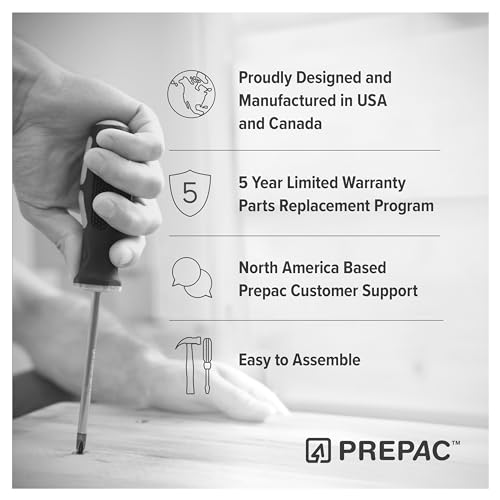 Prepac Sonoma Traditional Tall Nightstand Side Table with 3 Drawers, Functional Tall 3-Drawer Bedside Table 16