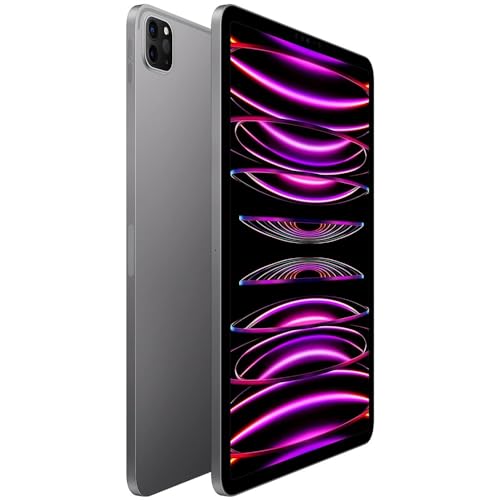 2022 Apple iPad Pro (11-inch, Wi-Fi, 128GB) - Space Gray (Renewed)