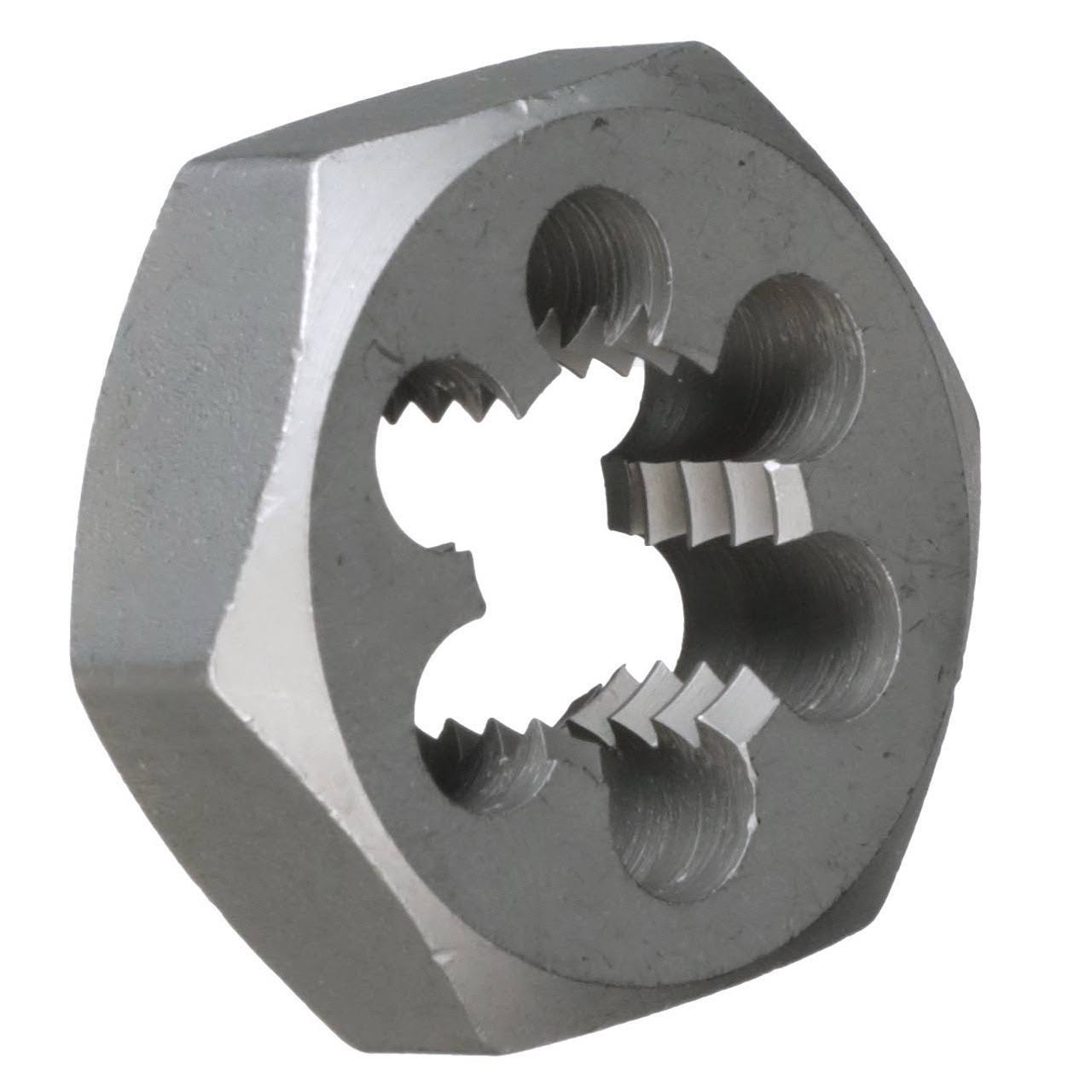 Drill America 2-5/8 inch-12 Carbon Steel Hex Die, Dwtsh2-5/8-12