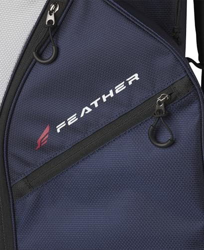 Wilson Feather Golf Cart Bag - Black/Grey/Red