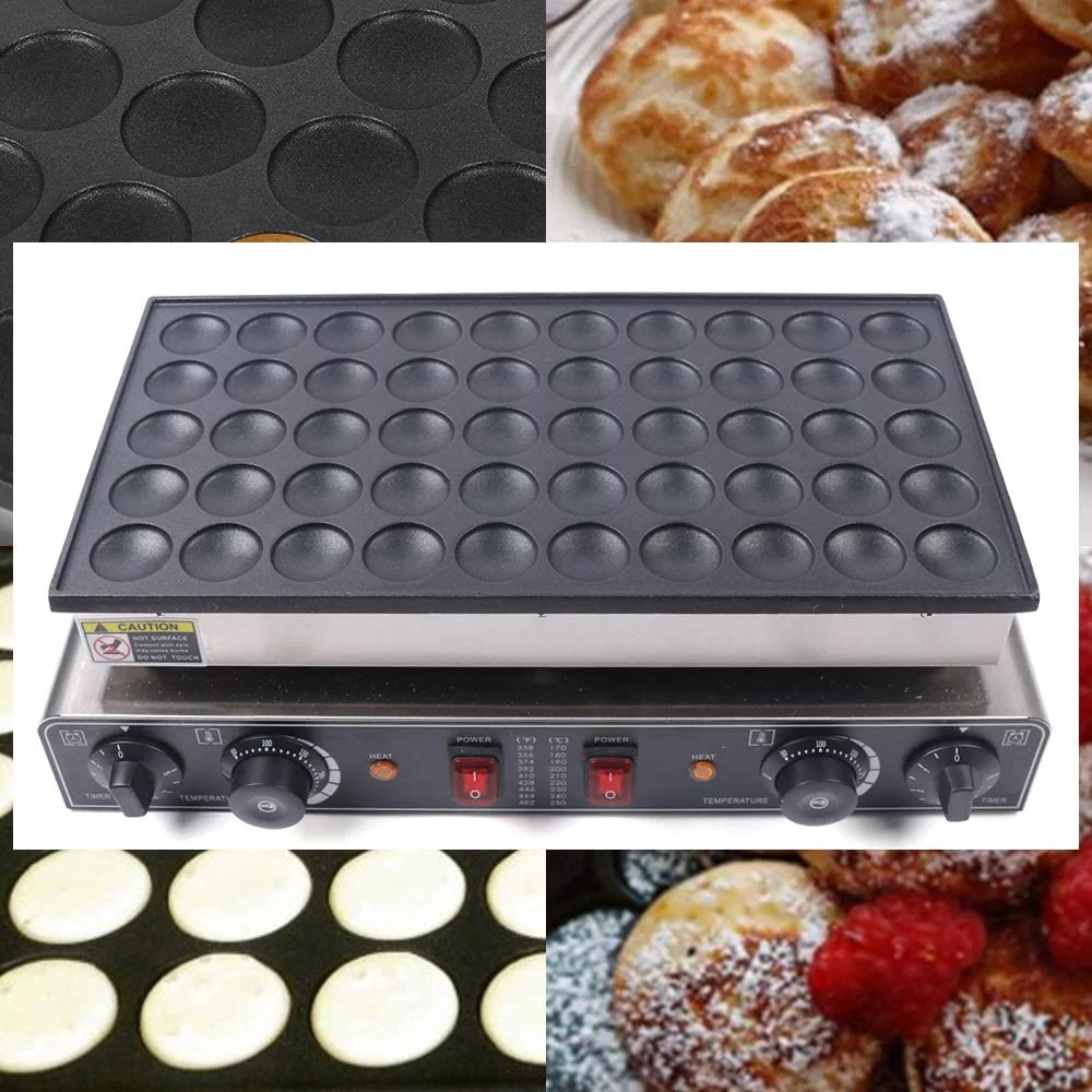 Electric Waffle Maker Machine Nonstick Mini Pie and Quiche Maker Pancake Baker Maker Iron Machine (50pcs)