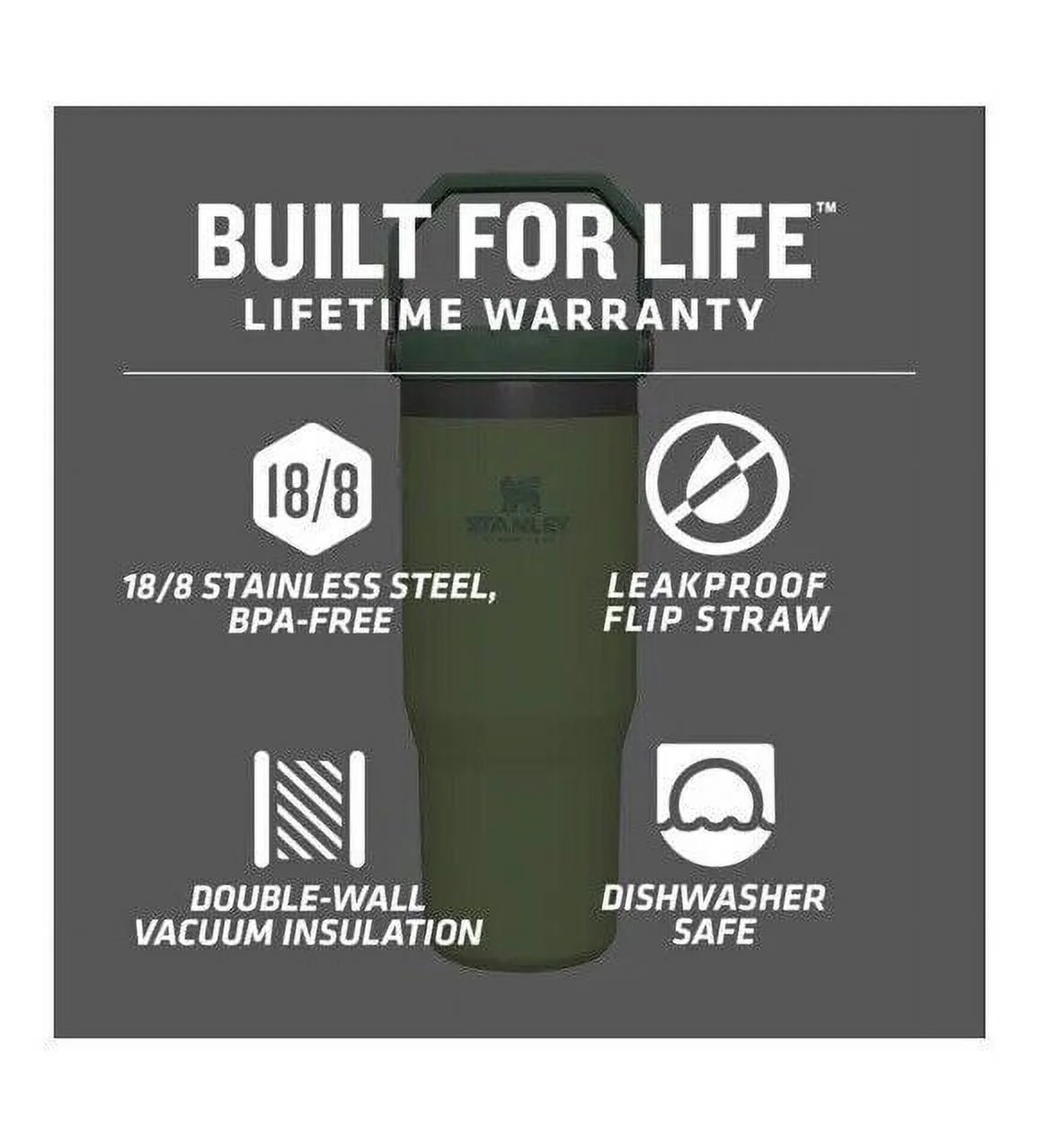 Stanley 30 Oz. IceFlow Tumbler with Flip Straw Cherry Blossom