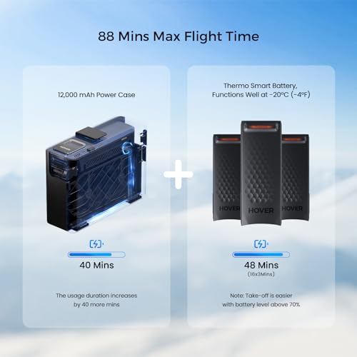 X1 PROMAX 8K Action Flying Camera, Foldable Drone with Camera with 42 KM/H Follow Speed, 10+ Fully Automatic Flight Modes, Fly Anywhere with OmniTerrain, SmoothCapture 2.0(Cycling Combo)