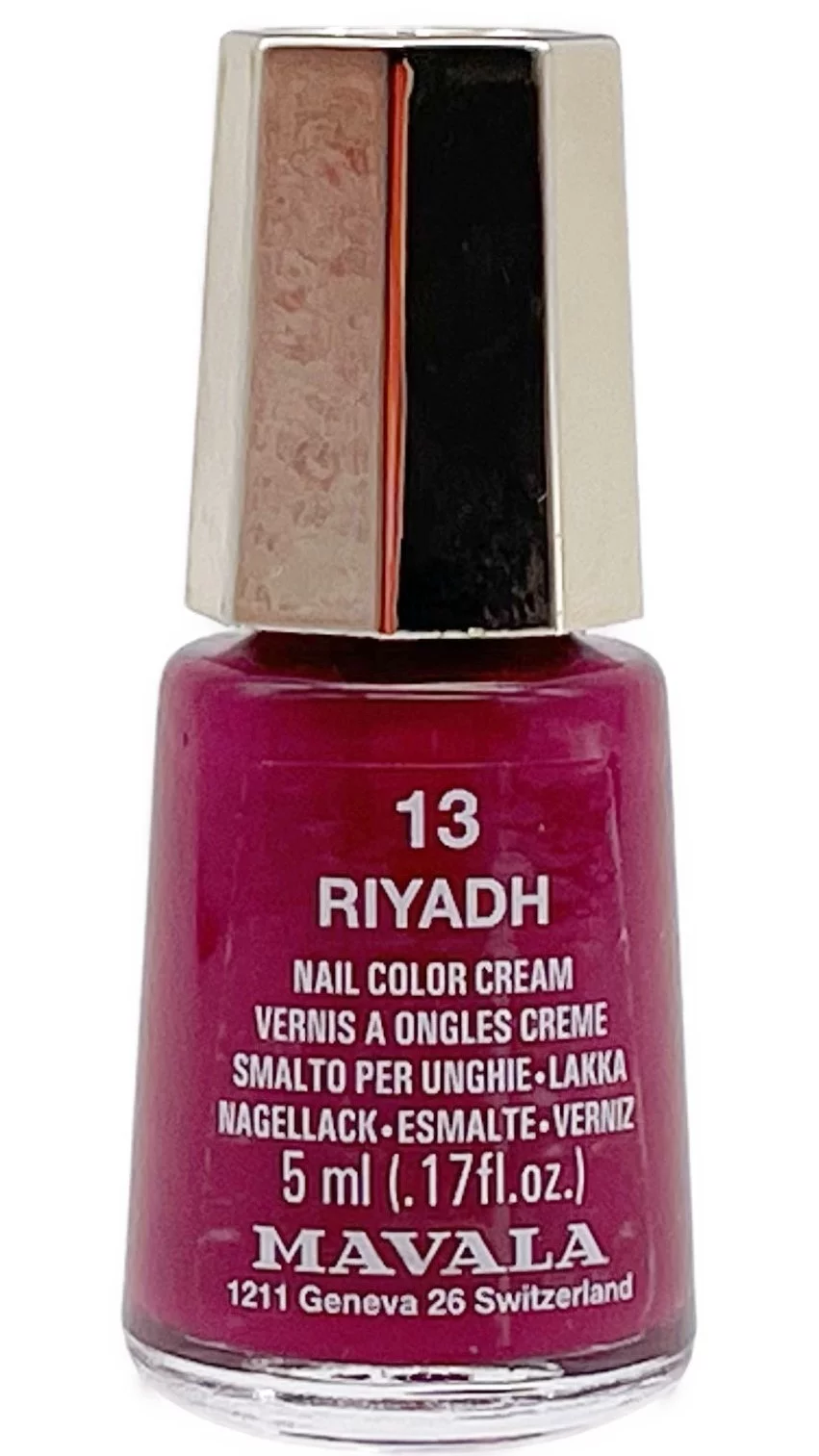 Mavala Mini Nail Polish 5ml - 13 Riyadh - 70 Fuchsia Wave - Combi Pack