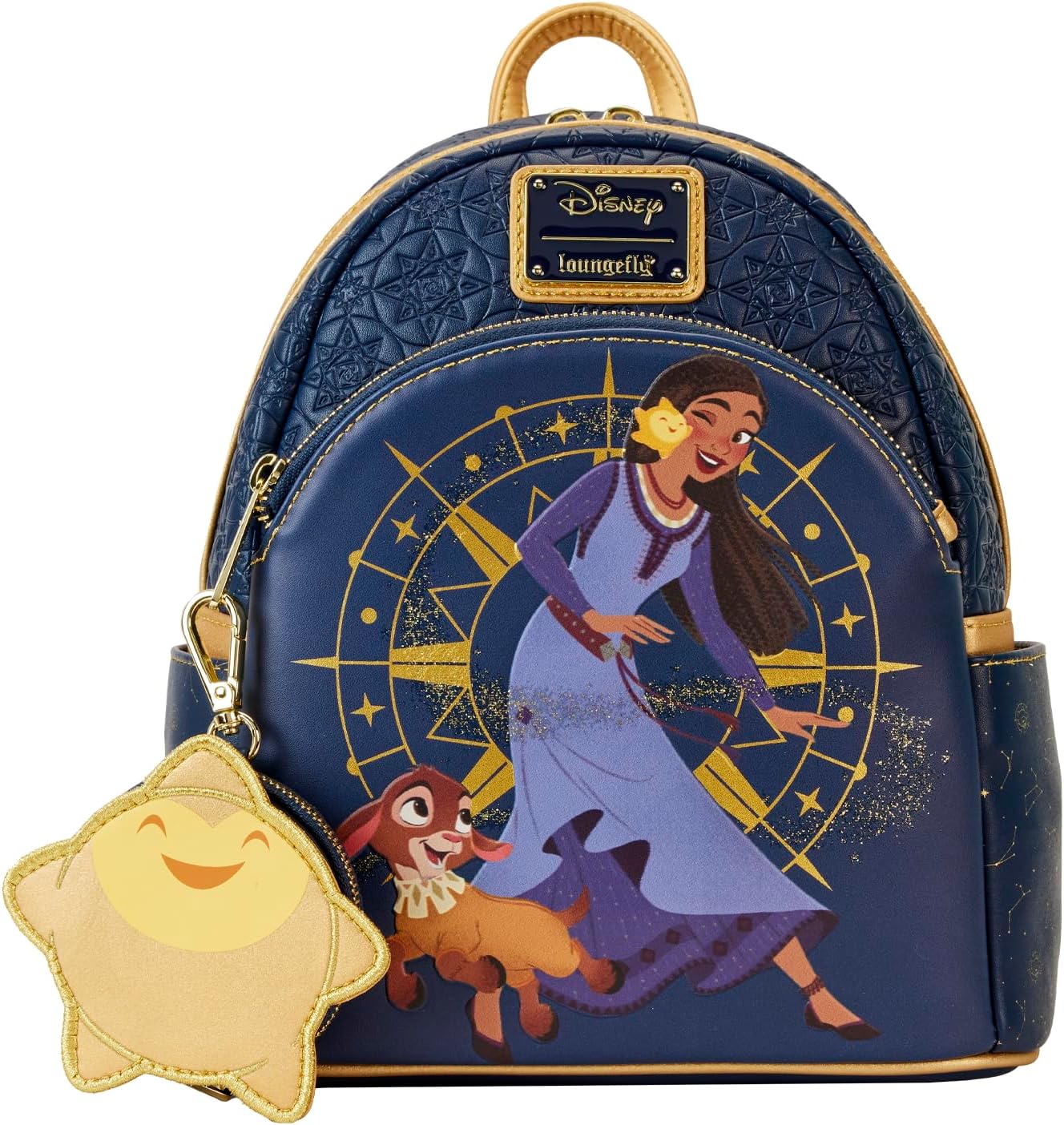 Loungefly Disney Wish Velvet Mini-Backpack, Amazon Exclusive