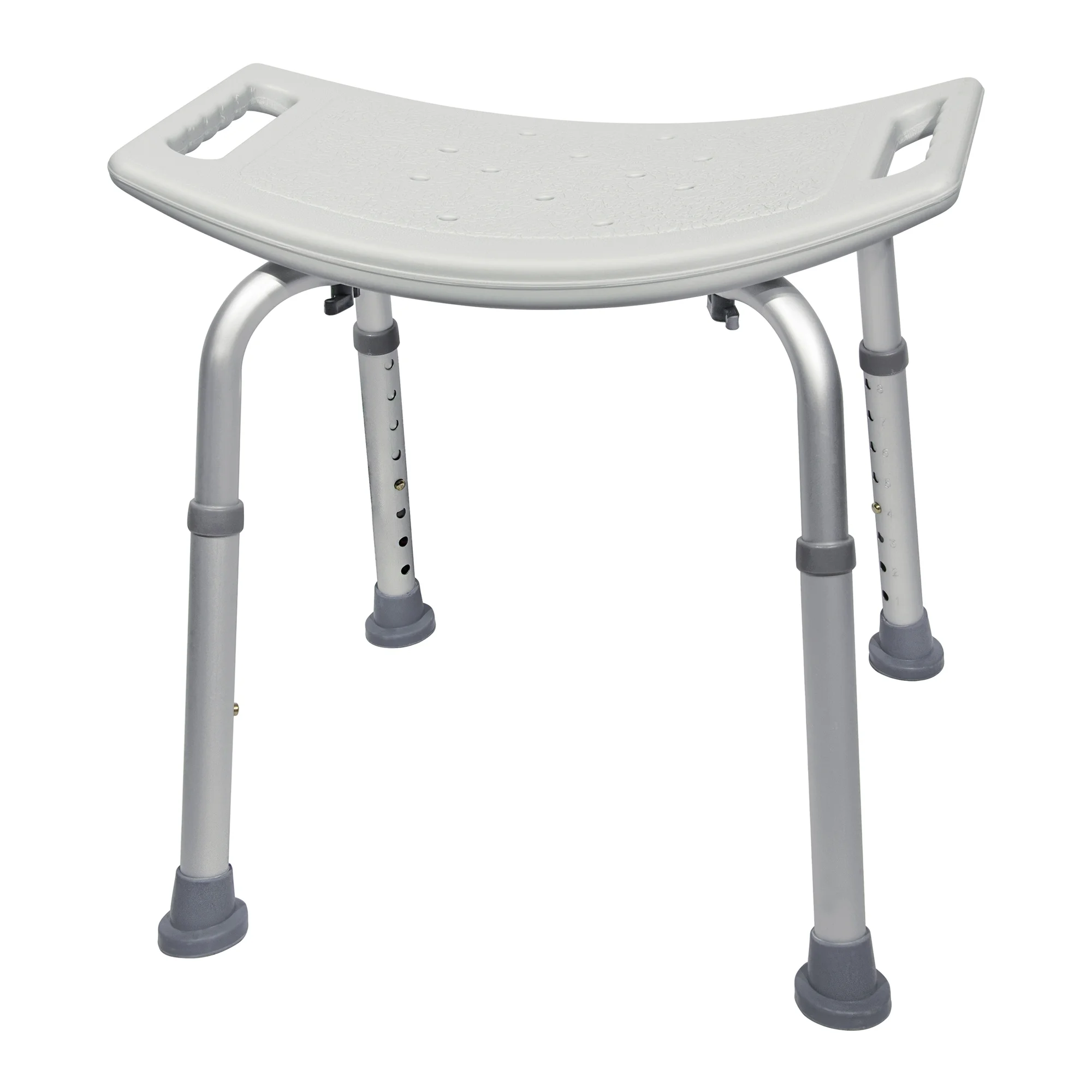 McKesson Bath Bench, Aluminum Frame with Plastic Seat - 19.25 in Seat Width, 1 Ct