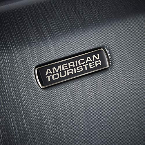 American Tourister Moonlight Hardside Expandable Luggage with Spinner Wheels, Blue Terazzo, 2-Piece Set (20/28)