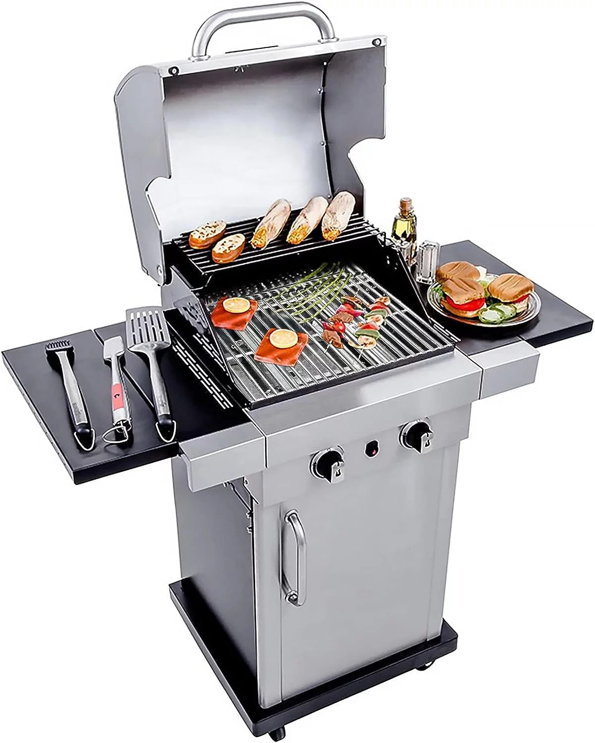 Hisencn Cooking Grates for Charbroil Commercial TRU-Infrared Grill 2 Burner 463644220 466642316 G369-0030-W2, Signature Infrared 463632520, 17 inch Stainless Steel Grill Grates for Nexgrill 720-0864