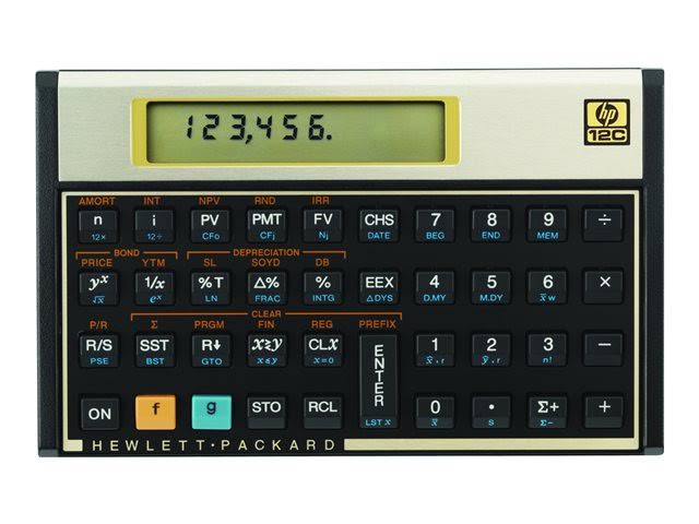 HP 12c - Financial calculator - battery