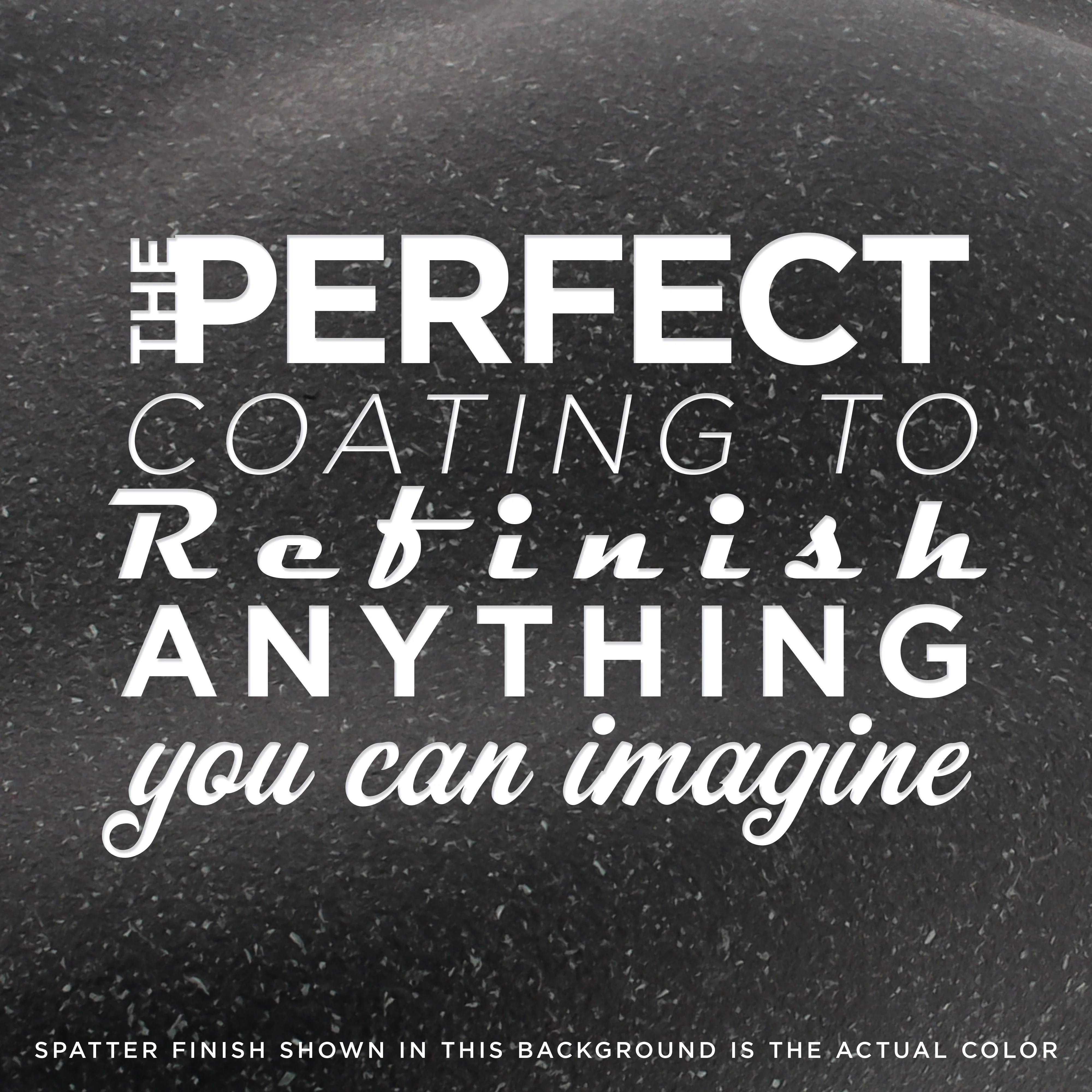 Zolatone Match to 1960’s and 70’s GM Trunk - Black/Aqua Trunk Spatter Paint - Quart