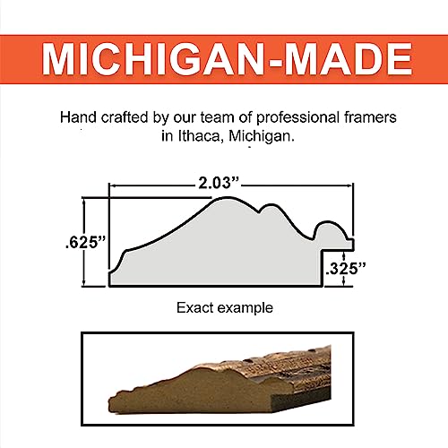 Craig Frames Bravado, 8x10 Picture Frame, Antique Silver