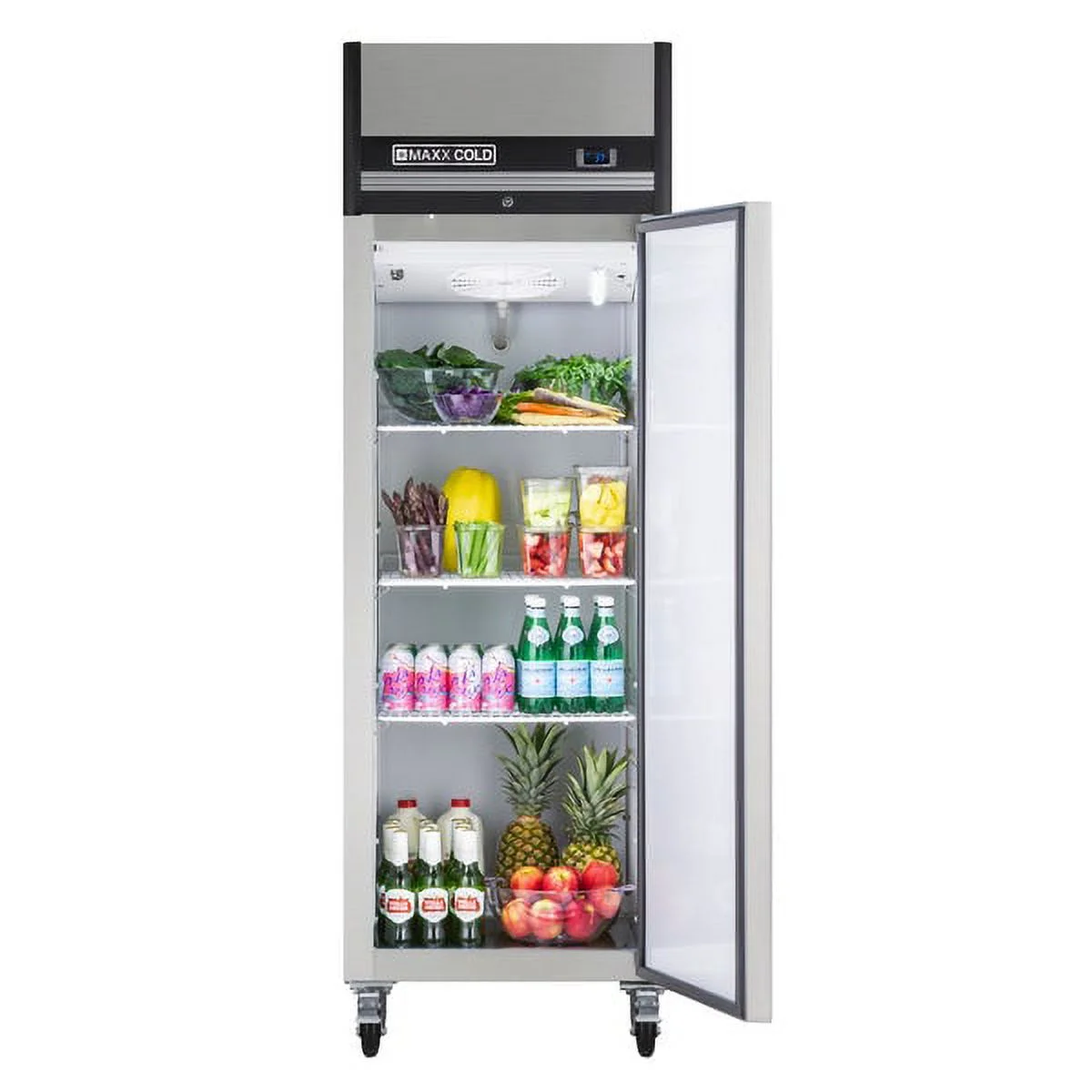 MXCR-19FDHC Reach-in Refrigerator, Single Door, Top Mount