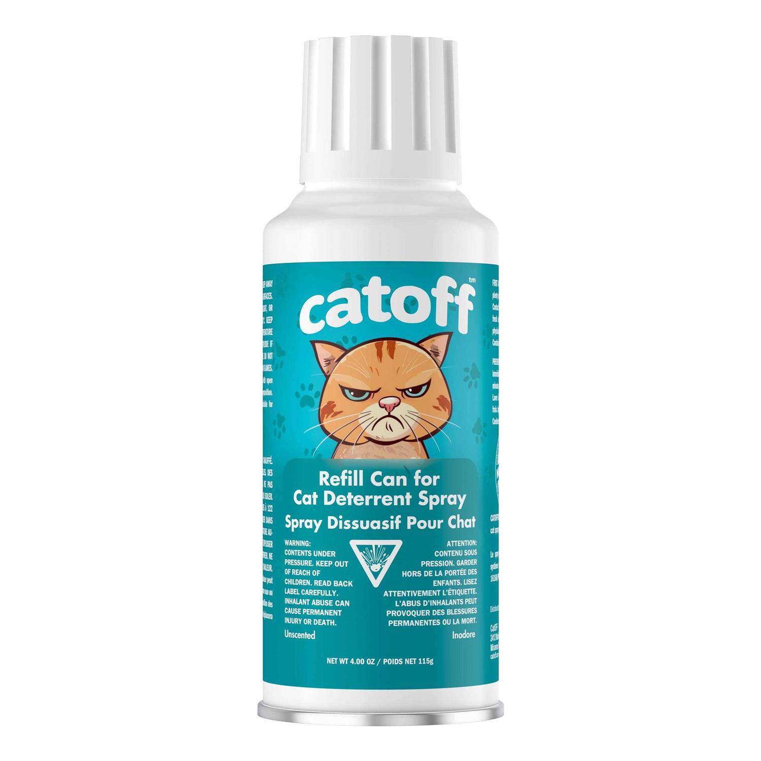 CatOFF Pack Refill Compatible with SSSCAT Indoor Cat Deterrent Spray System - Pet Supplies online store