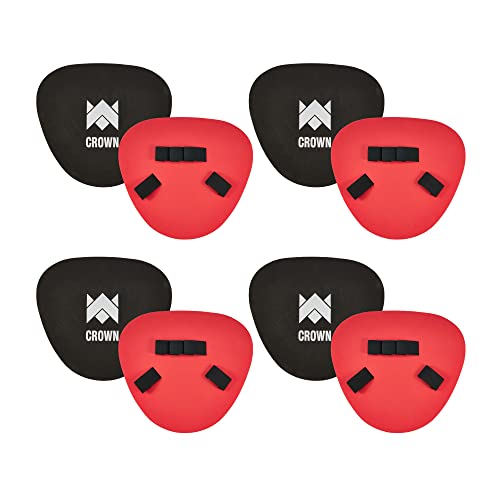 Pancake Baseball Practice Mitts - EVA Foam Infield Fielding Training Coaching Equipment - Ambidextrous, One Size Accessories - Thick, Flat Glove Substitute Develops Softer Fielding Hands