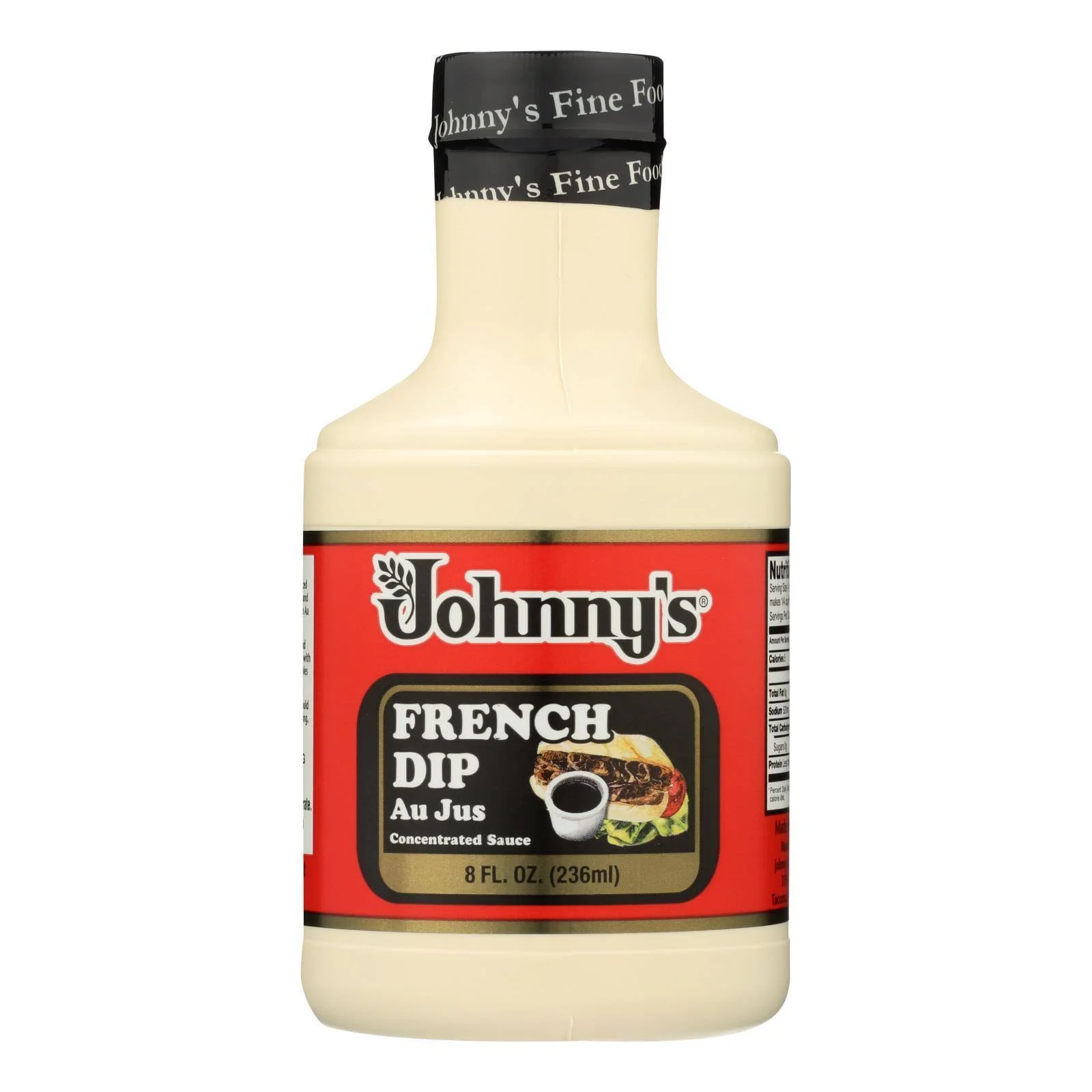 Johnny's - French Dip Au Jus Concentrated Sauce - Case of 6 - 8 oz.