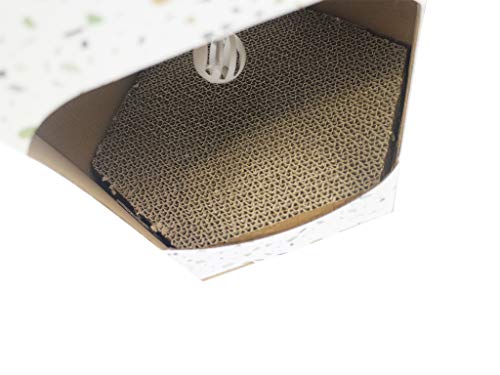 Christmas Cat House & Cat Scratcher w/Bonus Catnip Included