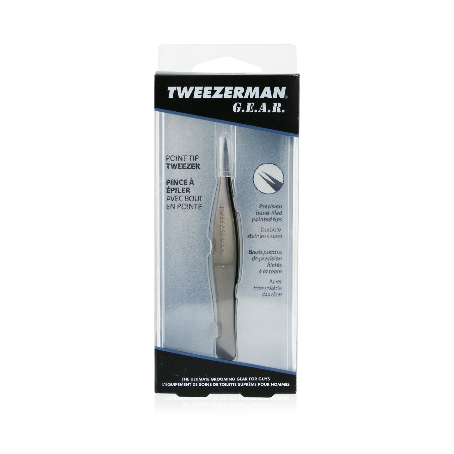Tweezerman G.E.A.R. Point Tip Tweezer  1pc