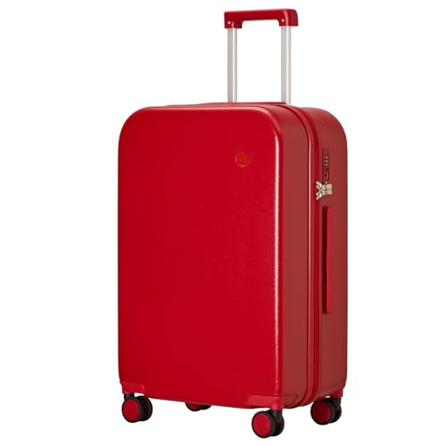 mixi Upgrade Carry on Luggage 14 Inch Underseat Personal Item Suitcases with Spinner Wheels, Hardside Rolling Suitcase PC with TSA Lock Lightweight Travel Case, Fine Grid Black