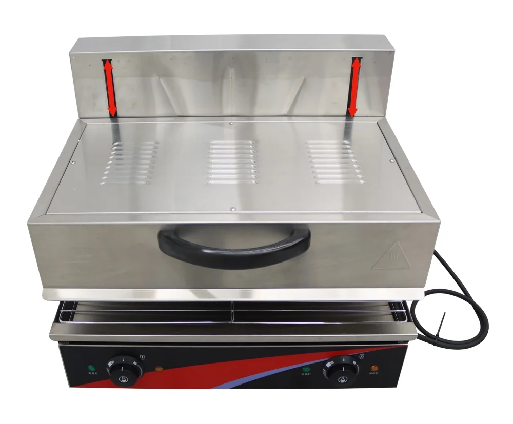 TECHTONGDA Electric Lift-up Salamander 220V Commercial Kitchen Equipment