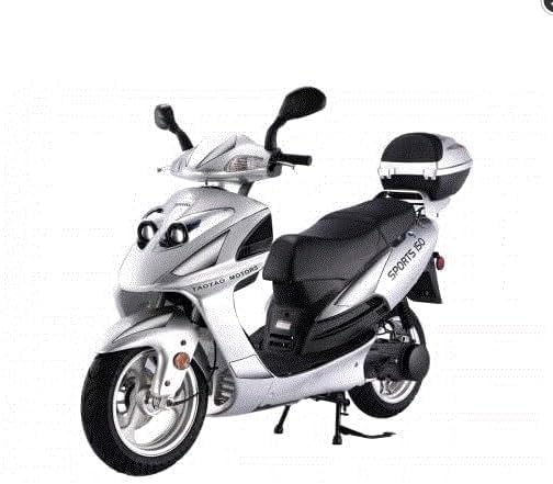 HHH 150cc Scooter Moped Street Gas Scooter 150cc Fully Automatic Scooter Adult Bike Lancer150 Vienna150 Gas Scooter with 13 inches Aluminum Wheels (Black)