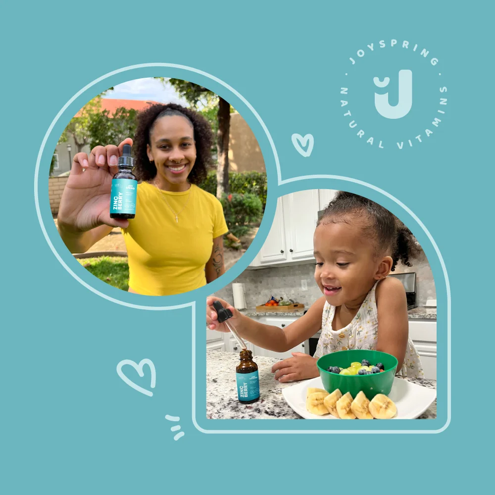 JoySpring Zinc Liquid Supplement Drops for Kids - with Elderberry Extract