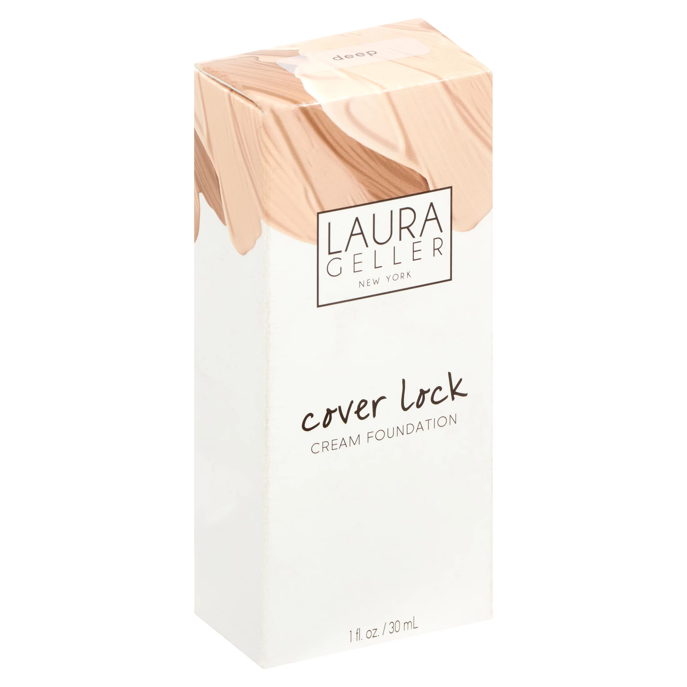 Laura Geller Cover Lock Cream Foundation, Deep, 1 Oz