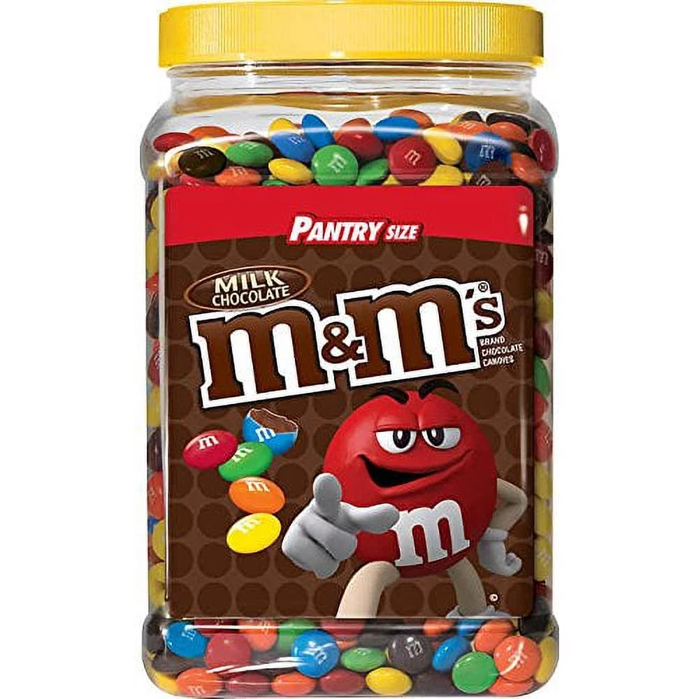M&M's Milk Chocolate Candies 3Lb 14oz Jar