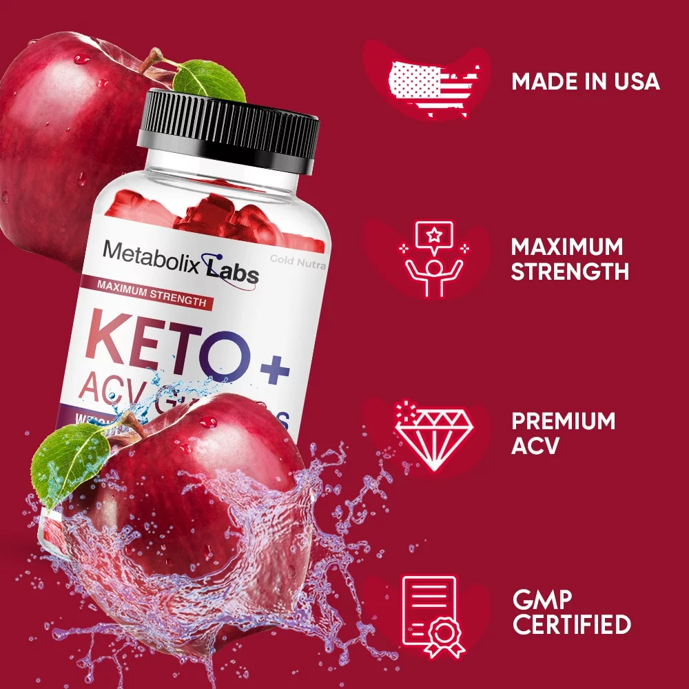 (1 Pack) Metabolix Labs Keto ACV Gummies, Metabolix Labs Keto Plus ACV Gummies, Metabolix Labs Gummies Lab Official Metabolic Keto Gummy Dietary Supplement