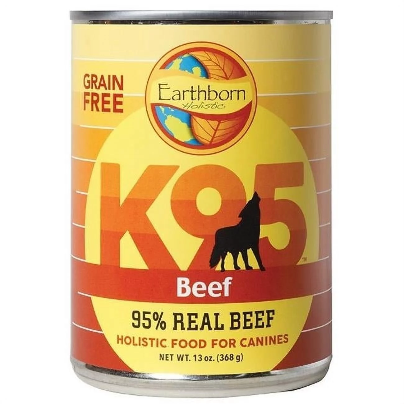 Earthborn Holistic 34846723427 K95 Lamb Grain Free 95 Percent Meat Protein Canned Dog Food, 13 oz