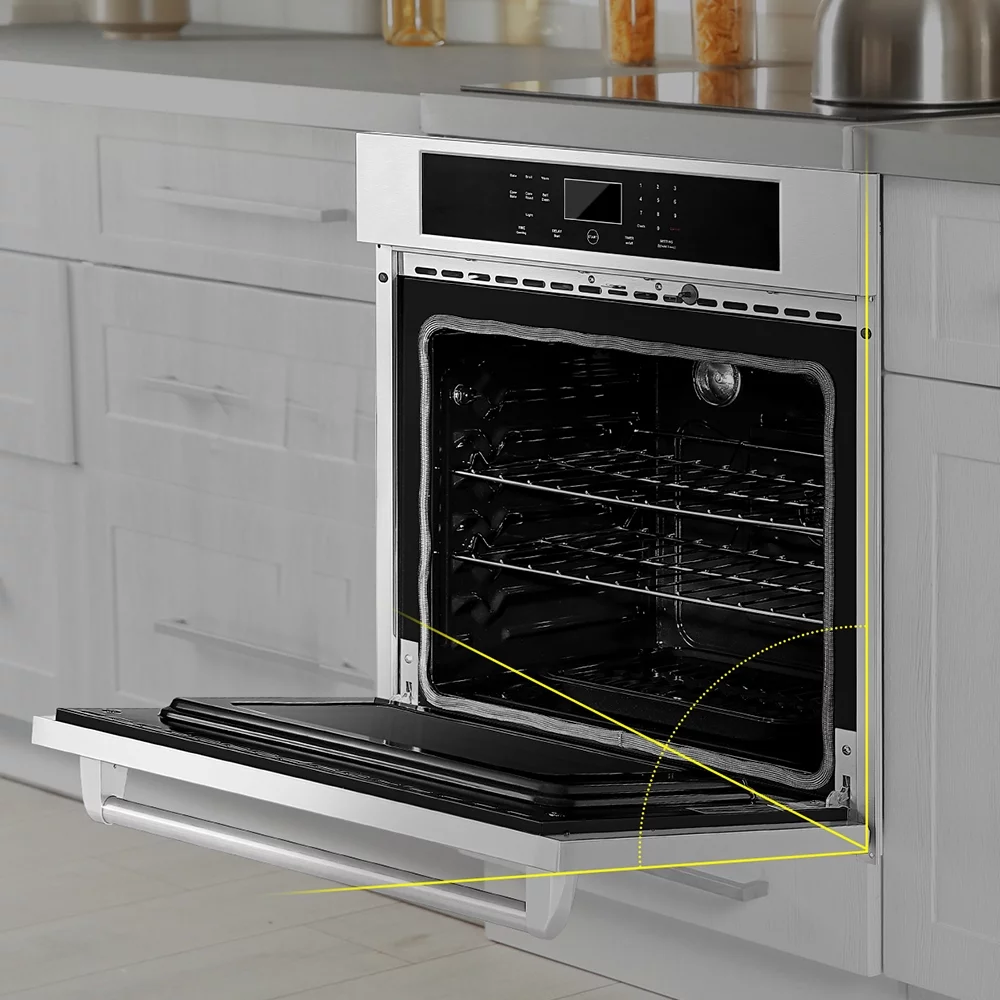 Empava 30-inch Electric Single Wall Oven Self-cleaning Convection Fan Touch Control in Stainless Steel-EMPV-30WO03