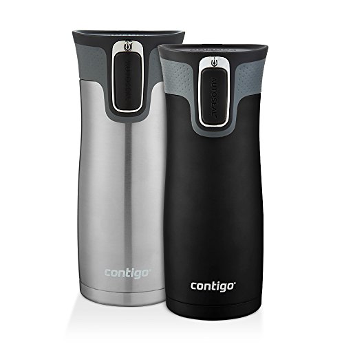Contigo AUTOSEAL West Loop Vacuum-Insulated Stainless Steel Travel Mug with Easy-Clean Lid 20 oz Sake