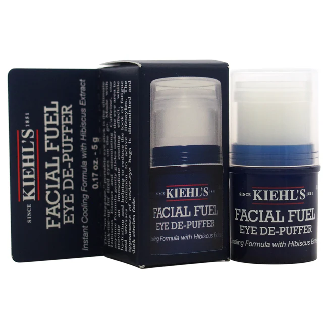 Kiehls Facial Fuel Eye De-Puffer by Kiehls for Men - 0.17 oz Treatment
