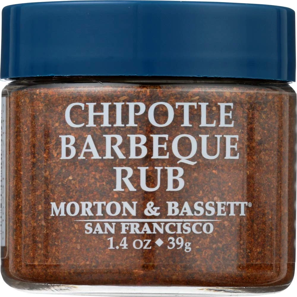 Morton & Bassett Chipotle BBQ Rub, 1.4 Ounces (Pack of 3)