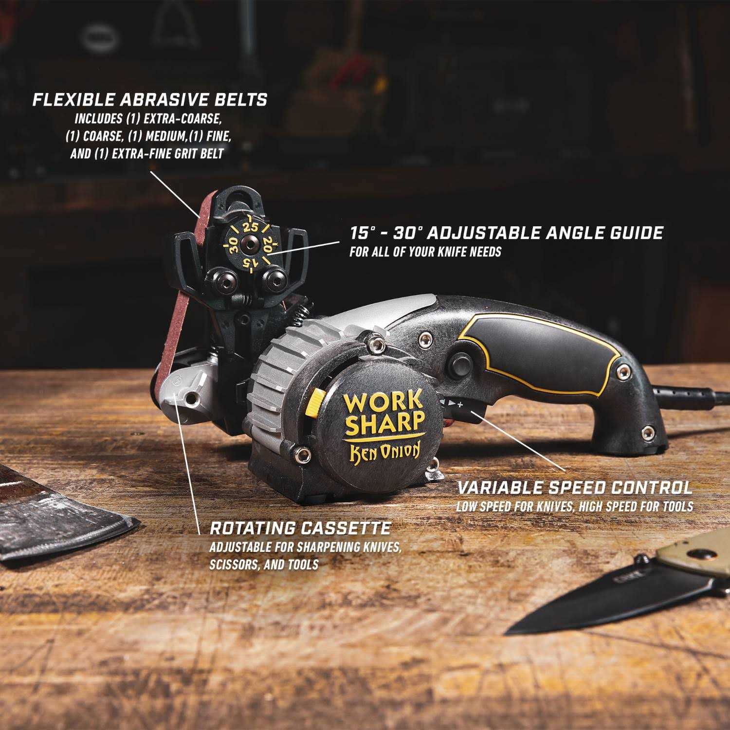 Work Sharp Ken Onion Edition Knife & Tool Sharpener - Shop Hardware Tools Online Store