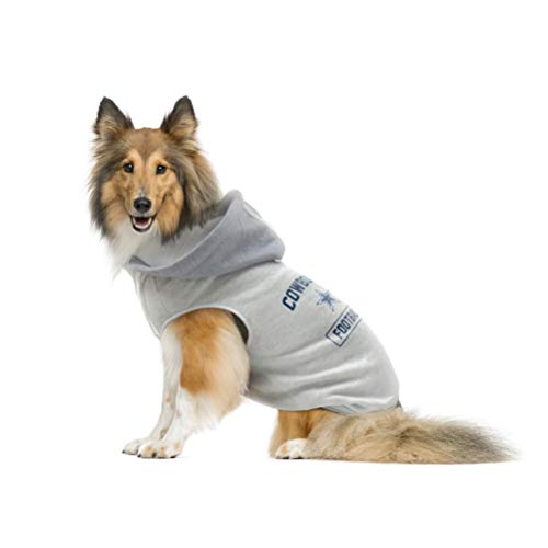 Littlearth Unisex-Adult NFL Detroit Lions Pet Hooded Crewneck