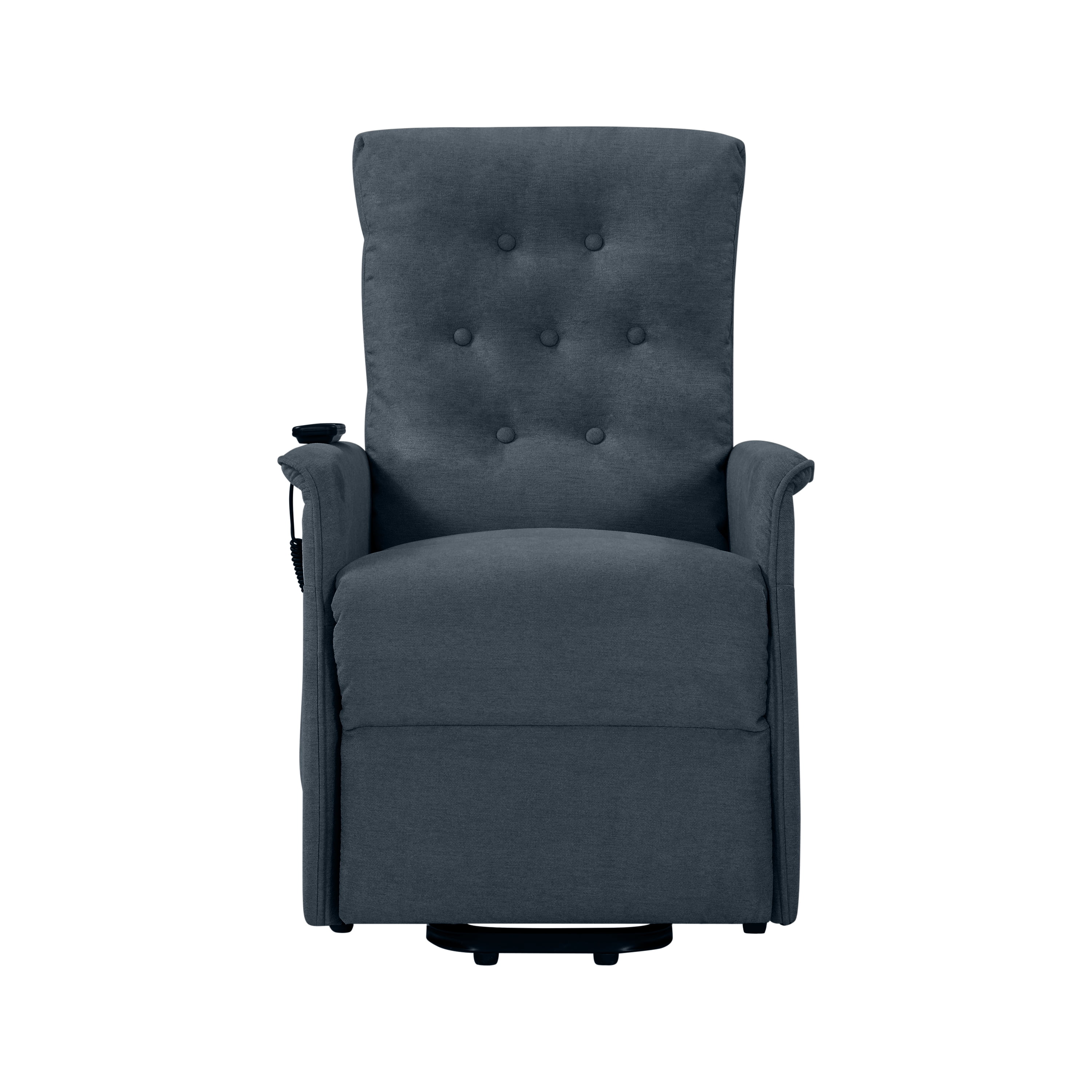 Homesvale Velour Power Recline and Lift Chair, Blue
