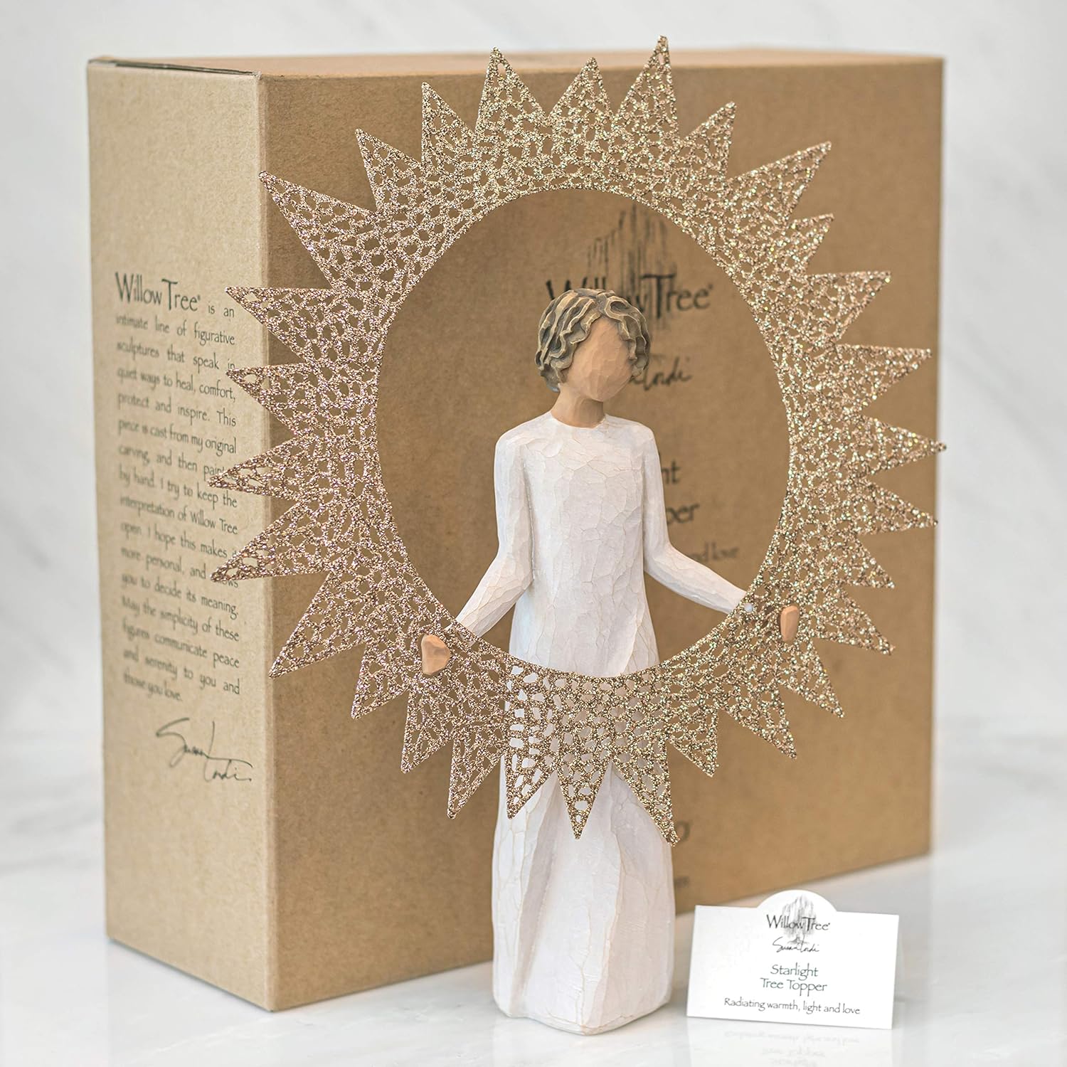 Willow Tree Starlight Tree Topper, sculpted hand-painted figure