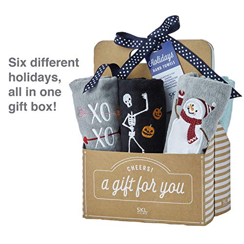 SKL Home by Saturday Knight Ltd. Holidays 6pc Hand Towel Gift Set
