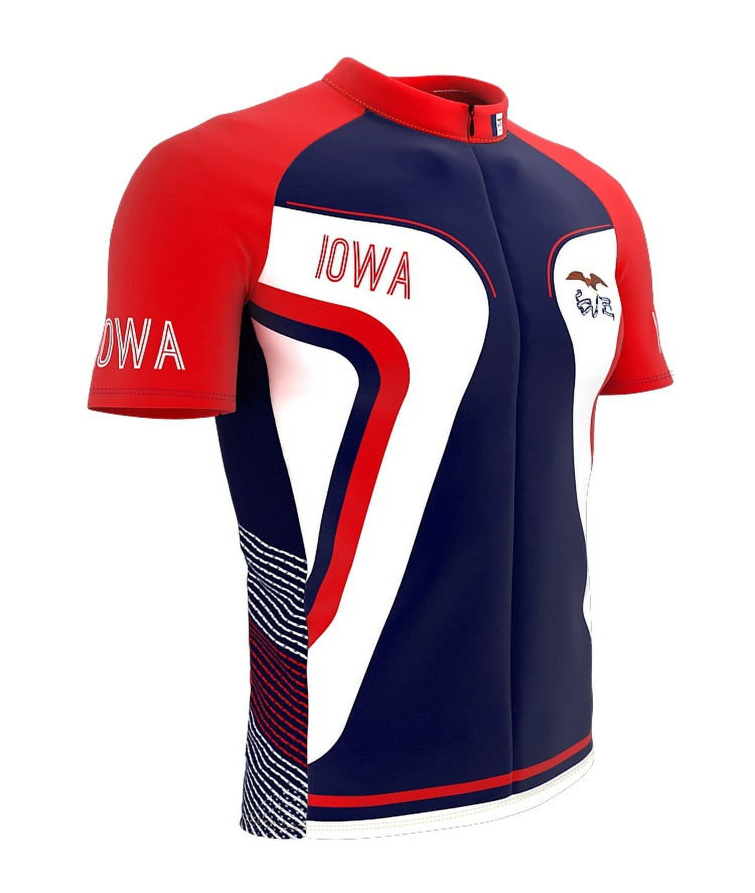 Iowa Bike Short Sleeve Cycling Jersey  for Men - Size 3XL