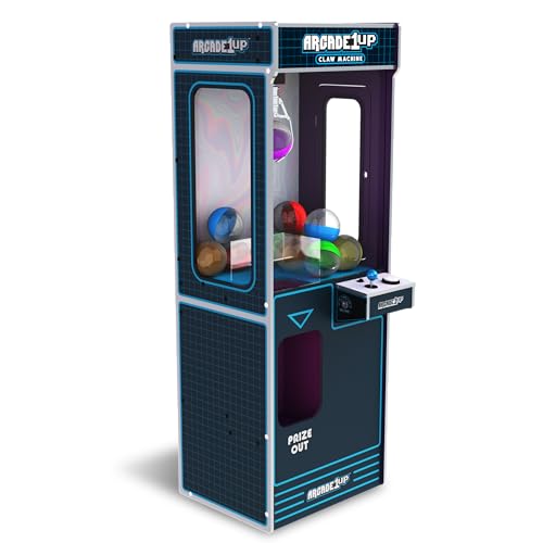 Arcade1Up Full-Size Claw Machine - Light-Up Marquee, Customizable - Perfect for Stuffed Animals, Plushies, Toys - Ultimate Arcade Game Room & Party Entertainment