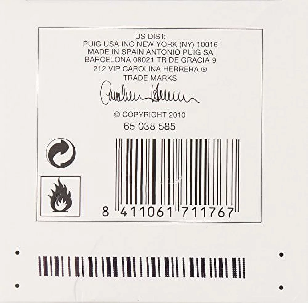 New Item CAROLINA HERRERA 212 VIP EDP SPRAY 2.7 OZ 212 VIP/CAROLINA HERRERA EDP SPRAY 2.7 OZ (W)