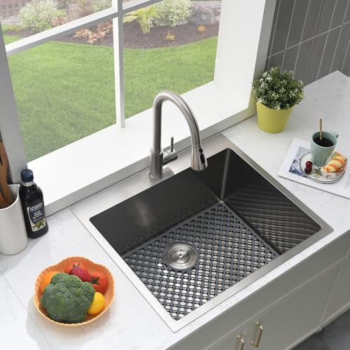 25 Inch Drop In Laundry Sink-Brovy 25