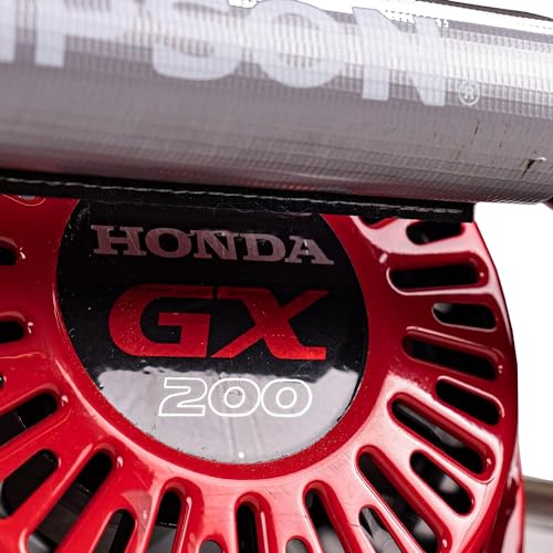 Simpson 61014 3500 PSI at 2.5 GPM Honda GX200 with AAA AX300 Axial Cam Pump Cold Water Professional Gas Pressure Washer PS61002-S